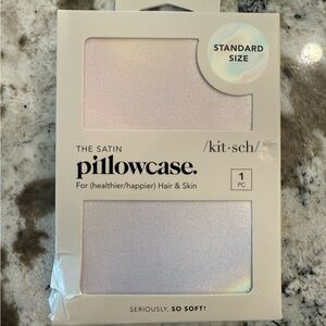 Kitsch Satin Pillowcase in Cream